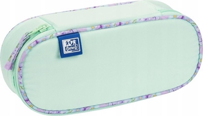 Attēls no Piórnik Piórnik z klapk± Flowers zielony OXFORD