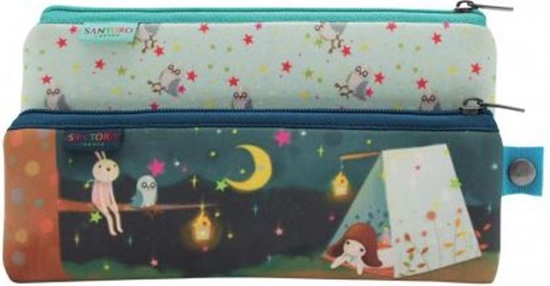 Picture of Piórnik Santoro Saszetka podwójna Starry Night