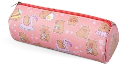 Изображение Piórnik saszetka print kapibary 7x20cm