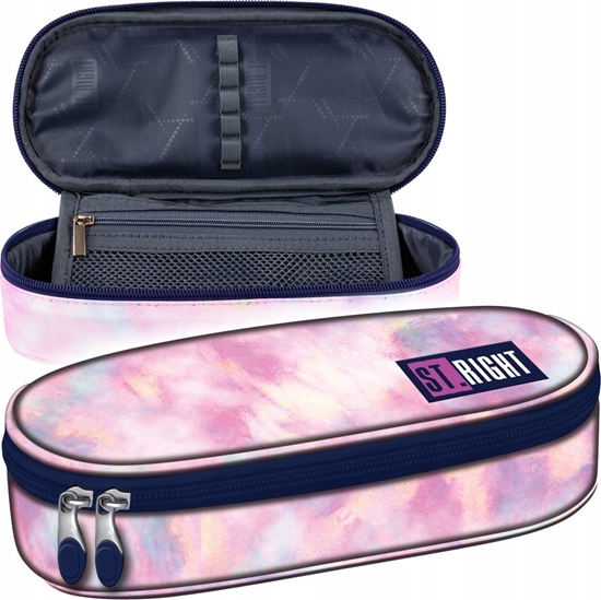 Picture of Piórnik St. Majewski PIORNIK SASZ OWAL 1ZAM 1KLAP STRIGHT PINK SKY FO