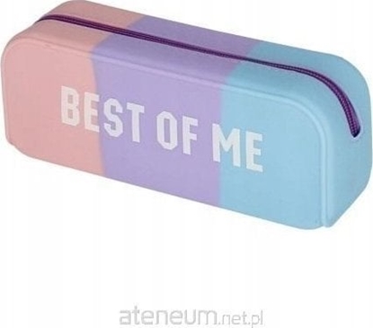 Picture of Piórnik Starpak PIORNIK SILIKON 1ZAM TRICOLORE PINK STK PB 24/48