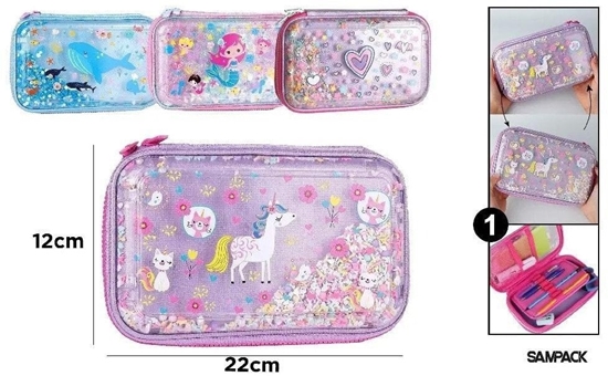 Изображение Piórnik szkolny z klapk MIX