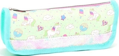 Picture of Piórnik tuba maa Jednoroce brokat seledyn