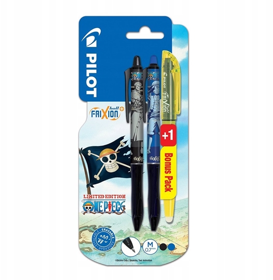 Picture of Pióro kulk Frixion 2 kolory+zakrelacz ONE PIECE