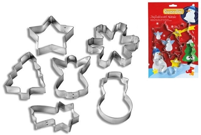 Attēls no Piparkuku forminu komplekts 6 gab. blisteri 28 x 19 x 2 cm 8006043156546