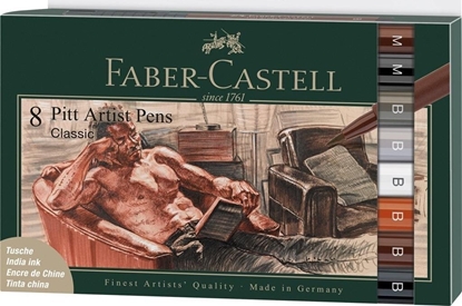 Изображение Pisaki Pitt Artist Pen B Classical 8szt