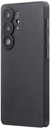 Attēls no Pitaka Etui PIN Button czarno/szare - Samsung Galaxy S25 Ultra (PBS2501U)