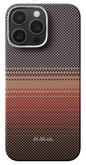 Изображение Nomad Etui Pitaka Ultra-Slim Sunset (PitaTap) - iPhone 16 Pro