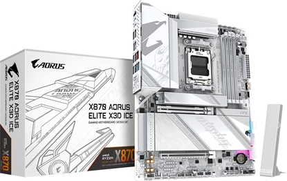 Attēls no Mainboard|GIGABYTE|AMD X870|SAM5|ATX|Memory DDR5|Memory slots 4|X870AELITEXICE
