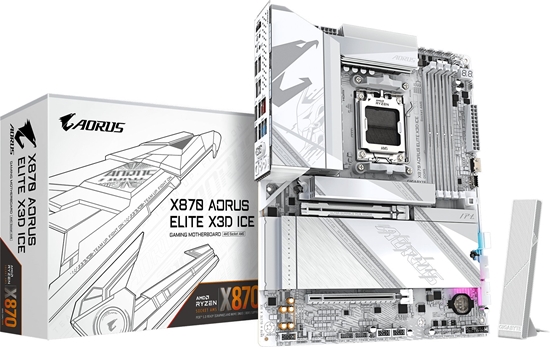 Picture of Mainboard|GIGABYTE|AMD X870|SAM5|ATX|Memory DDR5|Memory slots 4|X870AELITEXICE