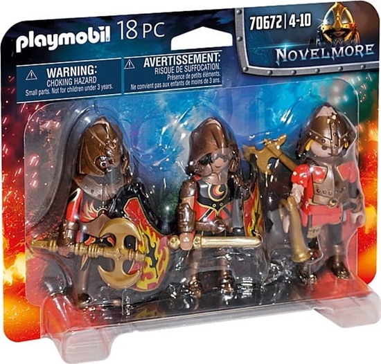 Picture of Playmobil Zestaw 3 Wojowników Burnham (70672)