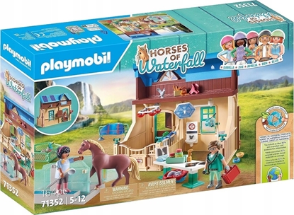 Attēls no Playmobil Zestaw z figurkami Horses 71352 Hipoterapia i lecznica zwierzt