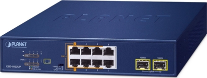 Attēls no PLANET 2-Port 10/100/1000T 802.3bt Nie zarzdzany Gigabit Ethernet (10/100/1000) Obsuga PoE Niebieski
