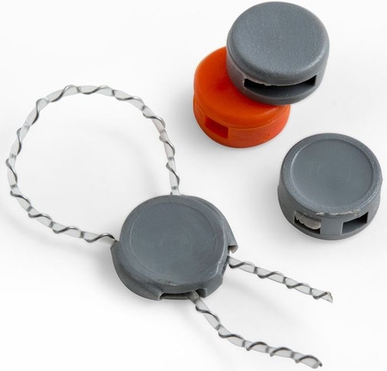 Picture of Plastmasas plomba D10, pelēka