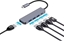 Picture of PLATINET MEDIA HUB USB-C TO 4X USB-A 3.2 GEN1 + 1X USB-C PD 100W 5IN1 ALUMINIUM [46235]