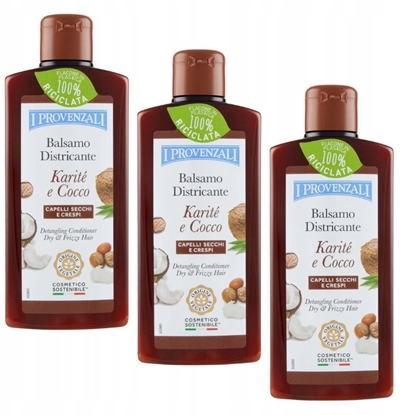 Picture of Plauk kondicionierius su taukmedio sviestu sausiems, linjantiems ir blankiems plaukams I Provenzali Karite&Cocco, 200 ml