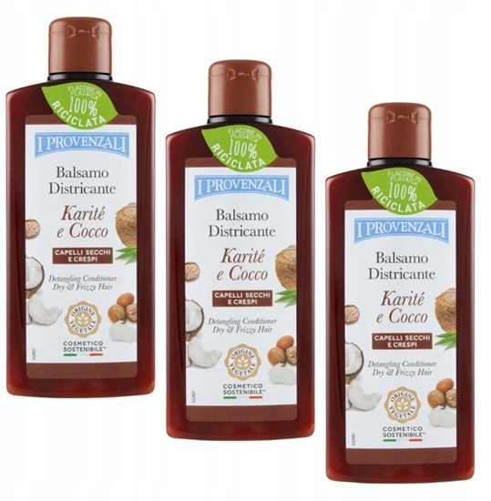 Picture of Plauk kondicionierius su taukmedio sviestu sausiems, linjantiems ir blankiems plaukams I Provenzali Karite&Cocco, 200 ml