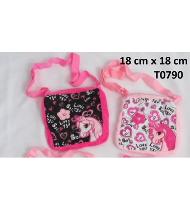 Attēls no Plīša mugursoma Zirgs 18x18 cm (T0790) 139672-1