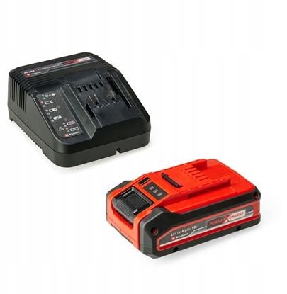 Picture of PLUS Power-X-Change Starter-Kit, 18Volt 4Ah(schwarz/rot, Akku + Ladegerät)