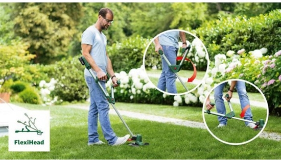 Picture of Zāles trimmeris Bosch UniversalGrassCut 18-26; 18 V; 1x2,5 Ah akum.