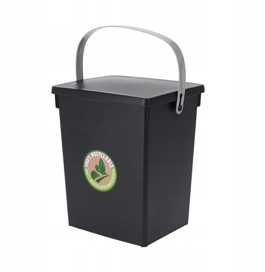 Picture of Pojemnik na odpady organiczne z plastiku z recyklingu, 5,5 l
