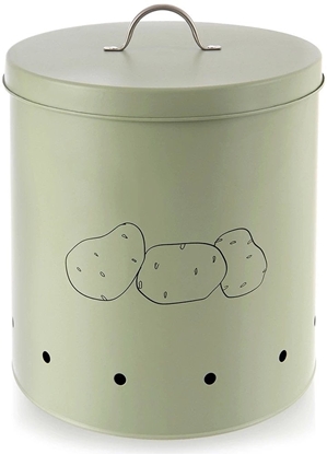 Picture of Pojemnik na warzywa i owoce metalowy zielony GREENISH 8,7 l