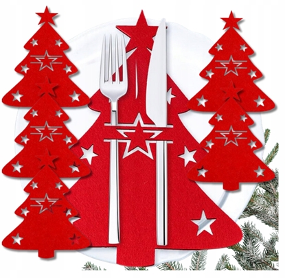 Picture of Pokrowiec etui na sztuce witeczny 6 szt.