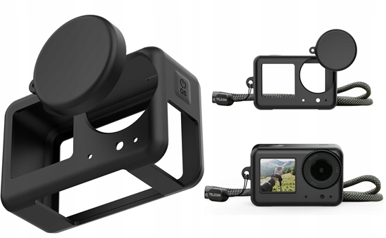 Изображение Pokrowiec Futera Case Etui + Pasek + Dekielek Do Dji Osmo Action 5 Pro / 4 / 3 / S6-ptc-011-tdj