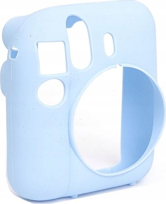 Attēls no Pokrowiec LoveInstant Futera Etui Pokrowiec Case Do Fujifilm Fuji Instax Mini 12 / Silikonowy / Niebieski