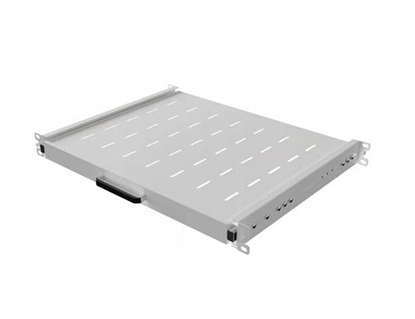 Picture of Półka wysuwana do szaf rack 19 cali 350mm szara 