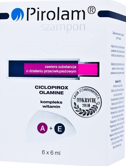 Изображение Polpharma Pirolam Szampon 6 saszetek 6ml