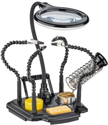 Attēls no Pomoc lutownicza z lamp powikszajc i ramionami na gsiej szyi