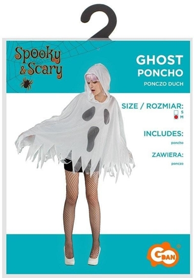 Picture of Ponczo dla dorosych Duch rozm.M