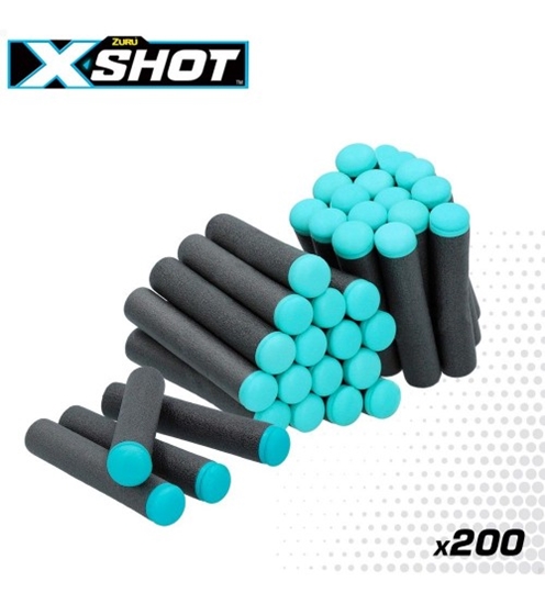 Picture of Porolona šautriņas 200 gab. X-Shot ZURU CB46926