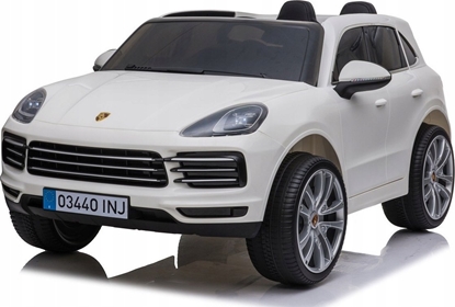 Picture of Porsche Cayenne S Autko na akumulator dla dzieci Lakier Biay