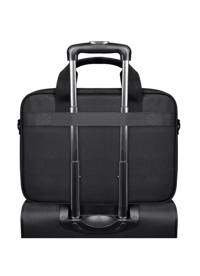 Picture of PORT DESIGNS | 105064 | HANOI II CLAMSHELL | Fits up to size 15.6 " | Messenger - Briefcase | Black | Shoulder strap