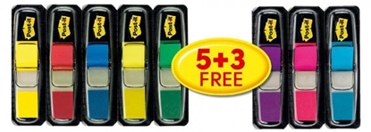 Picture of Post-It 3M Zestaw zakadek POST-IT®, PP, 11,9x43,1mm, 5x35 + 3x35 GRATIS