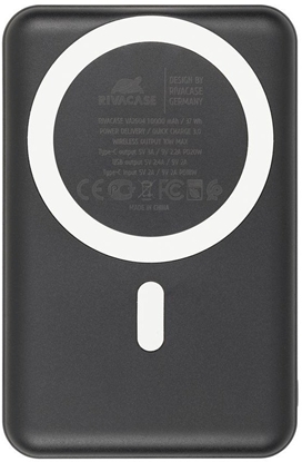 Attēls no POWER BANK WRL 10000MAH/MAGSAFE VA2604 RIVACASE