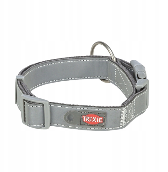 Изображение Premium Reflect, obroa, dla psa, grafitowa, LXL: 4265 cm/30 mm, odblaskowa