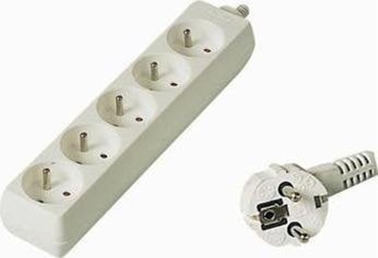 Picture of PremiumCord Przeduacz 230V 7m, 5 gniazdek, biay
