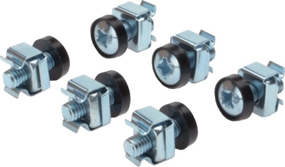 Attēls no PremiumCord PremiumCord Sada montání do racku ,50x roub M6, 50x nut, 50x plastová podloka