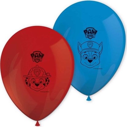 Изображение Procos2 Balony urodzinowe Psi Patrol - 30 cm - 8 szt uniwersalny