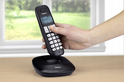 Изображение PROFOON PDX-1100 - DECT-Telefon mit 1 Mobilteil, schwarz
