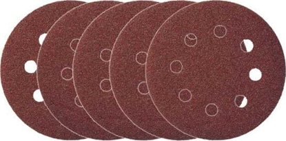 Picture of Pro-Line krki cierne na rzep z otworami 125mm, 5 sztuk, granulacja 40 (49140)