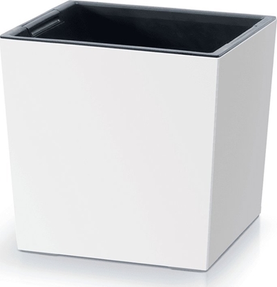 Attēls no Prosperplast Doniczka kwadratowa niska DURS300L Donica + wkad Kwietnik