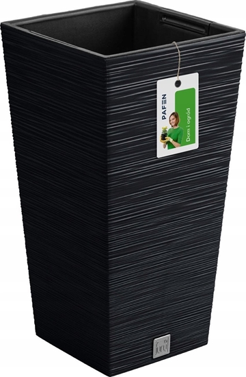 Picture of Prosperplast Doniczka na kwiaty Donica Furu DFSH265 Antracytowa