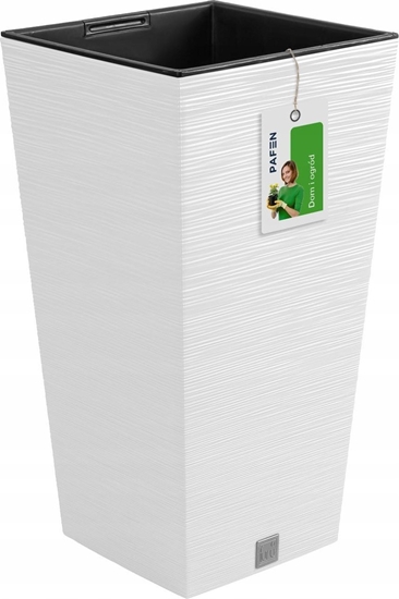 Picture of Prosperplast Doniczka na kwiaty Donica Furu DFSH400 Biaa