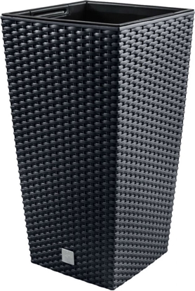 Изображение Prosperplast Doniczka z wkadem Rato Square DRTS300 antracyt