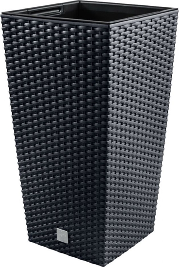 Изображение Prosperplast Doniczka z wkadem Rato Square DRTS300 antracyt