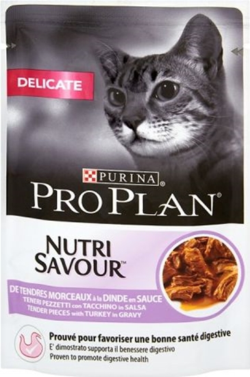 Изображение Purina Pro Plan Delicate Nutrisavour Indyk 85g